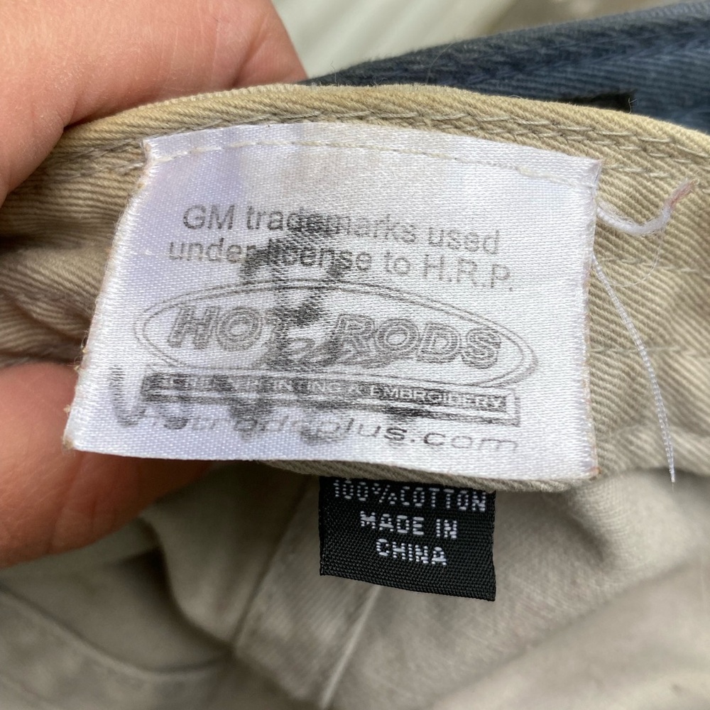 Two Corvette Logo Baseball Caps in Gray and Tan - Picture 6 of 6